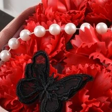 1束人造花束粉色康乃馨永恆花生日/情人節/母親節/感恩節/聖誕節/新年禮物 - 彩色 - 查看 11