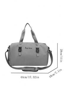 旅行包: 男士手提包,女士商務旅行,大型旅行包,運動健身單肩斜挎包,旅行包旅行套裝,旅行用品整理包,旅行必備品,旅行配件 - 灰色 - 查看 5