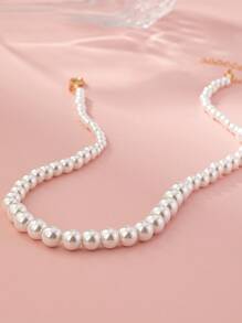 Fashionable And Elegant Pearl Necklace, Versatile For Commute, Gift