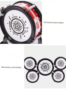Diy爵士鼓套裝,適用於兒童互動遊戲或家居道具裝飾