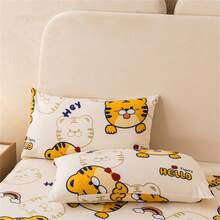 3入組新款皮膚友善印花床單套裝（不含填充物）,適用於單人、雙人或三人床 - 開心虎 - 查看 3