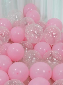 Decorative Balloons - kẹo hồng - Xem 4