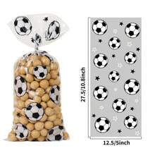 100/50/30 包足球糖果礼品袋，足球礼品袋运动派对礼品袋非常适合儿童运动主题、生日派对、足球主题活动礼品袋、运动派对装饰情人节