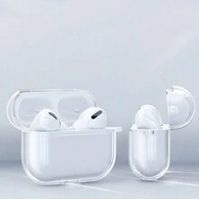 Funda protectora transparente de manzana compatible con AirPods 1/2/3/Pro/Pro2