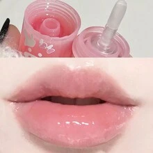 Moisturizing Small Bucket Lip Mask Moisturizing Care Double Lip Jelly Lipstick Is Refreshing And Not Greasy - Pink - View 5