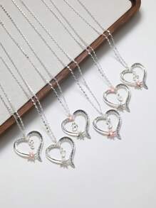 1 Châu Âu và Châu Mỹ Thiết kế thời trang Love Vòng cổ mặt dây chuyền - mặt dây chuyền chữ tình - Xem 11