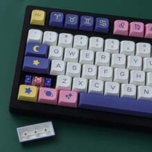 132 Keys PBT Keycaps Set Constellation XDA Profile Dye Sublimation Customized US Layout Keycaps For With Cherry MX Switches Mechanical Keyboards (Only Keycaps) - Constellation Profile - View 4