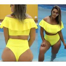 Women Bikini Sets - Màu vàng neon - Xem 1