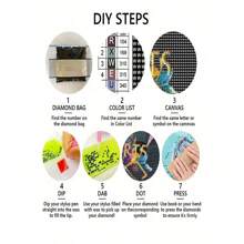 Diamond Painting Diy Kit With Flower & Landscape Picture For Adult And Children, Diamond Painting Animals Diy Kit For Wall Decoration In Home - Camel - View 5