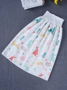 Cubrepañal con estampado de conejito, adecuado para pañales de tela de verano, decoraciones y regalos para baby shower y familia - Multicolor - Ver 6