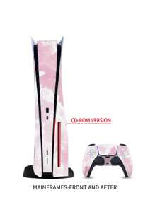 1set Digital Theme Game Console Skin Sticker (3pcs/Set) Compatible With - Multicolor - View 6