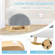 Children's Sofa, Rocking Chair For Toddlers, Children's Armchair, Children's Chair For Children's Room, Playroom (Gray)