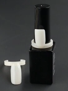 1 Paquete (50 Piezas) Tarjeta De Color De Anillo Natural Para Muestra De Esmalte De Uñas, Herramienta De Muestra De Tarjeta De Color De Manicura Para Exhibir Colores