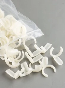 1 Paquete (50 Piezas) Tarjeta De Color De Anillo Natural Para Muestra De Esmalte De Uñas, Herramienta De Muestra De Tarjeta De Color De Manicura Para Exhibir Colores