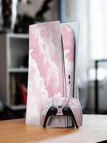 1set Digital Theme Game Console Skin Sticker (3pcs/Set) Compatible With - Multicolor - View 1