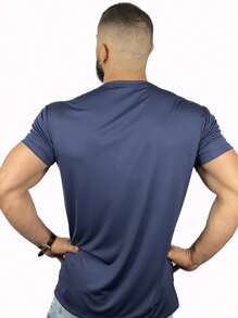 Áo thun thể thao nam Boyfriend Style & Áo ba lỗ - Xanh và trắng - Xem 6