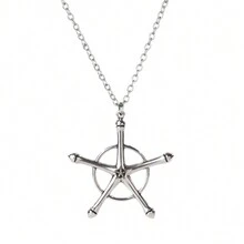 1 Personalized Simple Five-Pointed Star Pentagonal Protective Gold Necklace Suitable For Daily Wear By Women - Silver - View 1