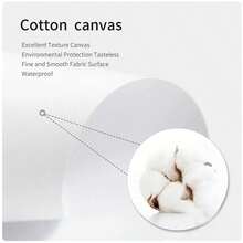 1入現代白色植物花卉壁藝海報帆布印刷畫作,適用於客廳家居裝飾,無框 - 彩色 - 查看 5