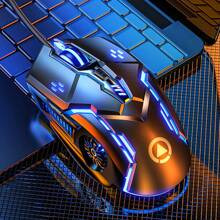 YINDIAO G5 Wired Mouse Esports Game Desktop Computer Notebook Office General Game Equipment - White [with Sound] - View 3