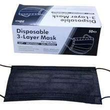 50pzas CUBREBOCAS DE TRICAPA ALTA CALIDAD - Azul - Ver 2