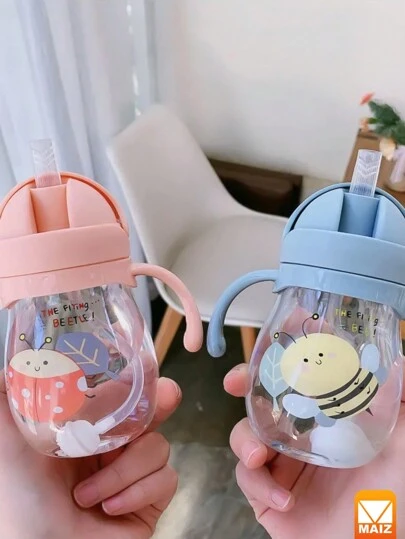 Taza Sippy Para Bebé Con Sistema Antiderrames Y Asas Dobles Para Mayor Agarre