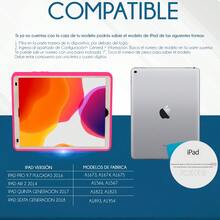 Funda para iPad Pro 9.7" 2016 A1673 iPad Air 2 2014 A1566 iPad 5 Gen 2017 A1822 iPad 6 Gen 2018 A1893 Uso Rudo Correa 360° Pencil Carcasa - Rosa - Ver 3