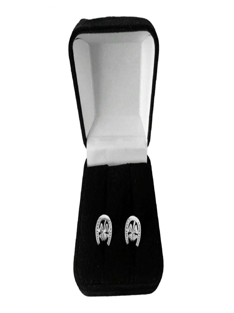 Fine Stud Earrings - 銀色 - 查看 1