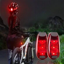 Gearbrite 2或4入組led安全燈,夾式閃光燈,適用於跑步者、狗狗、自行車、步行等,是最佳的高可視度反光裝備、自行車等配件 - 紅色 - 查看 1