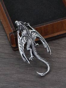 1 cái Rồng Trâm cài Viking cổ điển Trâm cài NỮ Nam Đang bay Thú vật Buổi tiệc Trâm cài Qủa tặng - Màu Bạc Cổ - Xem 3