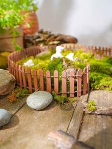 1個卡通風格樹脂格子裝飾擺件,非常適合派對裝飾和其他場景 - 紅色 - 查看 1