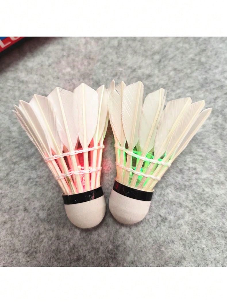 4 Equipped With Light Badminton Luminous Badminton LED Light Night With ...