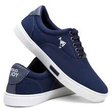 Men Sneakers - Màu xanh hải quân - Xem 5