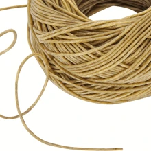 200 FT 100% Organic  Wick,  Wick Well Coated Natural Beeswax For  Wick Lighter Or Candle Making, Slow Burn, No Dripping, Standard Size(1.2mm) - Brown - View 7