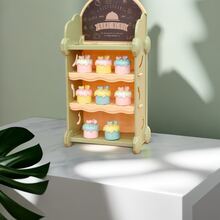 1入DIY樹脂配件，馬卡龍，乳酪蛋糕，立體食物玩具，批量蛋糕飾品，鑰匙扣吊墜 - 黃色愛心 - 查看 3