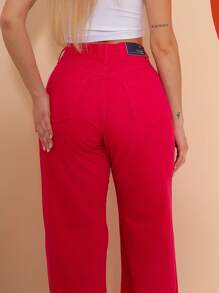 Tween Girls Jeans - Màu Hồng Tươi - Xem 4