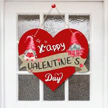 1pc Valentine'S Day Proposal Wedding Room Decoration Outdoor Party Decoration Welcome To Love Door Tag - Multicolor - View 1