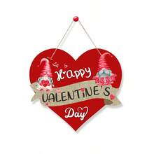 1pc Valentine'S Day Proposal Wedding Room Decoration Outdoor Party Decoration Welcome To Love Door Tag - Multicolor - View 2