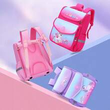 Boys Girls Backpack Lightweight School Bags For Teenagers Kids Backpack - Red - View 3