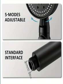 Showerhead - Black - View 4