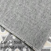 1入組柔軟防滑走廊地墊,門口進門墊,可水洗仿麂皮長地毯,地板長圍毯 - 小綠朵花 - 查看 6