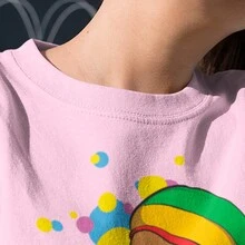 Women T-Shirts - Màu Hồng baby - Xem 3