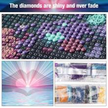 1入組情人節主題鑽石畫套件,5d鑽石畫diy藝術套件,適用於客廳、臥室、書房、家庭牆壁裝飾,情人節禮物。 - 彩色 - 查看 4