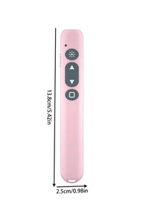 1pc Flip Pen Compatible With Hiwoboard, Used For Teachers' Lectures And Multimedia Projectors - Red - View 2