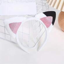 1入貓耳頭箍,聖誕節頭飾,化妝舞會裝扮,活動cosplay道具,相片道具裝飾,創意小禮物,派對配件,派對用品 - 彩色 - 查看 4