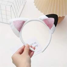 1入貓耳頭箍,聖誕節頭飾,化妝舞會裝扮,活動cosplay道具,相片道具裝飾,創意小禮物,派對配件,派對用品 - 彩色 - 查看 3