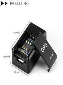 1 件 Gf07 和 Gf09 Usb 接口磁性迷你汽車 Gps 跟踪器實時跟踪定位器,磁性 Gps 跟踪器實時車輛定位器汽車 Gps 跟踪器,車輛實時跟踪,防盜,寵物,防丟失,迷你定位器,sim 磁性, 信息定位器 - 彩色 - 查看 4