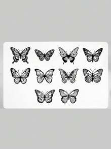 1gói/20 cái Loại bướm , lột vỏ & Ảnh ba chiều Thú cưng Hình dán , Đối với Làm sổ lưu niệm Đồ trang trí - Nhiều màu - Xem 9