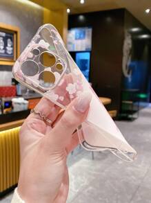 Funda rosa con gráficos de letras compatible con iPhone 11, iPhone 13, Galaxy S23 Ultra - Multicolor - Ver 8