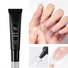 VEGE SISTER 10ml 美甲胶，适用于透明指甲和假指甲延长指甲粘合剂凝胶胶，需要通过 UV/LED 灯干燥，适用于美甲设计 DIY 家庭使用和美甲沙龙美甲工具 - 無色 - 查看 3