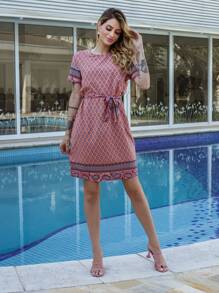 Women Dresses - Hồng - Xem 3